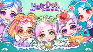 Hair Doll Dress Up Game - Screenshot 1