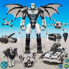 Football Robot Car Games - Screenshot 1