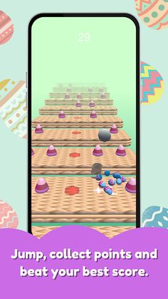 Bouncy Easter Egg : Leap - Screenshot 2