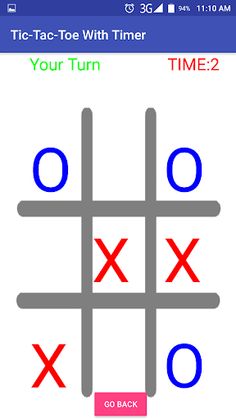 Tic Tac Toe With Timer - Screenshot 2