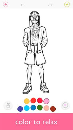 Miles Morales Coloring Book - Screenshot 3