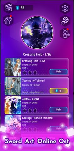 SAO Tiles - Kirito's Beats - Screenshot 2