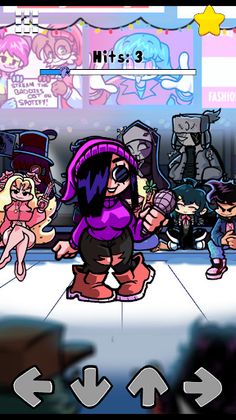 Stalker Girl Baddies FNF Mod - Screenshot 1