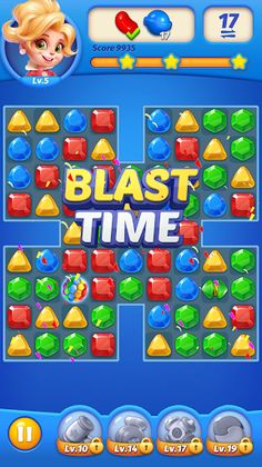 Jewel Crush - match 3 puzzle - Screenshot 1