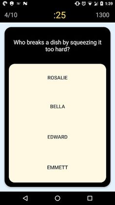 Twilight Movie Trivia - Trivia - Screenshot 2