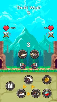 Knight's Duel - Idle Arcade Du - Screenshot 1