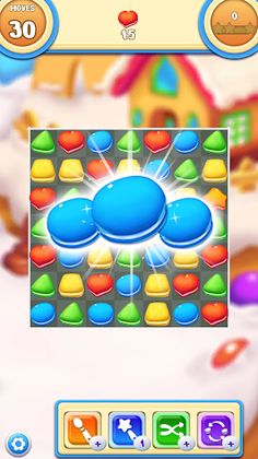 Cookie Macaron Pop : Match 3 - Screenshot 2