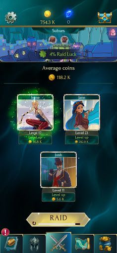 Dice and Raids - Screenshot 1