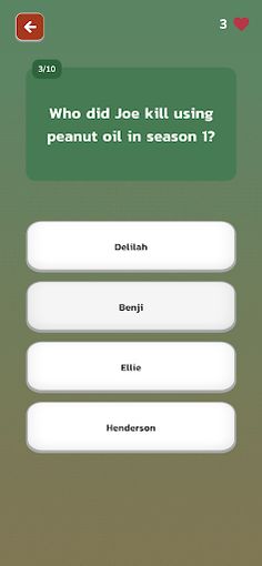 Joe’s Obsession - Trivia Game - Screenshot 4