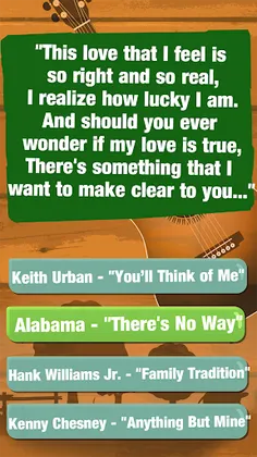 Guess The Lyrics Country Music - Screenshot 3