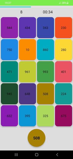 Numbers game - Screenshot 1