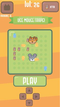 Kitty & Mouse - puzzle game - Screenshot 1