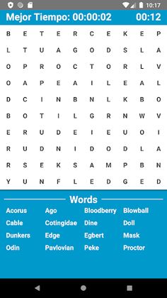 Sopa de Letras sin internet - Screenshot 1