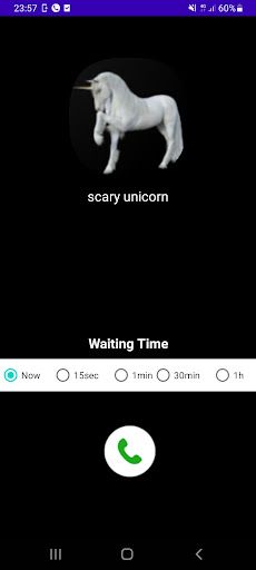 fake call unicorn prank - Screenshot 1