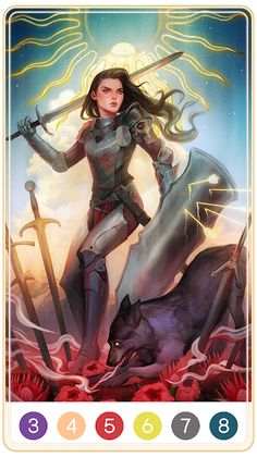 Dungeon Paint by Number Game - Screenshot 4