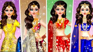 Indian Bride Makeup & Dress Up - Screenshot 2