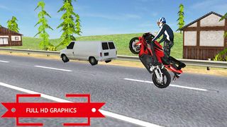 VR Highway Traffic Bike Racer - Screenshot 1