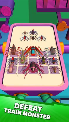 Merge Spider Train - Screenshot 1