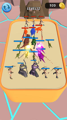 Dinosaur Merge Battle Fight - Screenshot 1