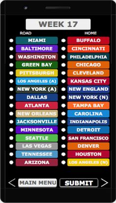 LOCTX2020- NFL Schedule Game - Screenshot 2