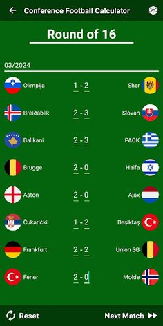 Conference Football Calculator - Screenshot 3