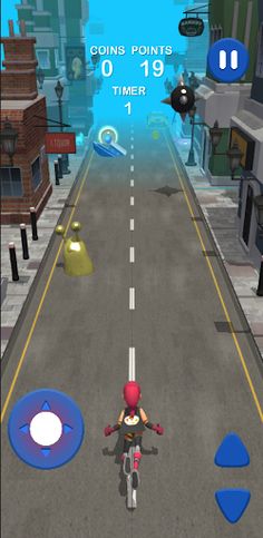 Super héroïne runner - Screenshot 1