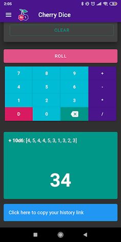 Cherry Dice - Dice Roller - Screenshot 3
