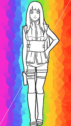 Boruto Coloring Book Anime - Screenshot 2