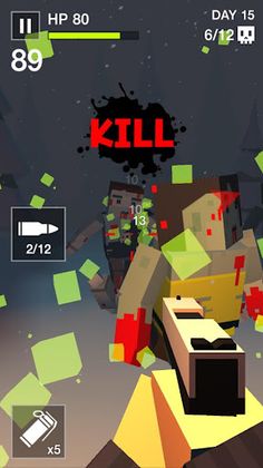 Cube Killer Zombie - FPS Survi - Screenshot 1