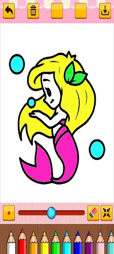 Coloring Fairy Tale Princess - Screenshot 4