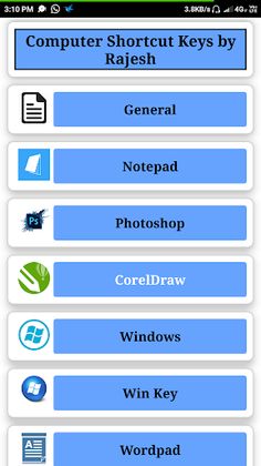 Computer Best Super Short cut  - Screenshot 1