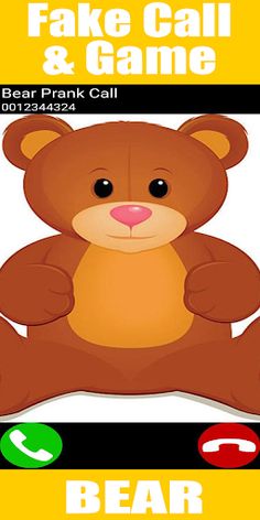 Fake Call Bear Game - Screenshot 3