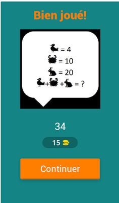Fransk matematik quiz - Screenshot 2