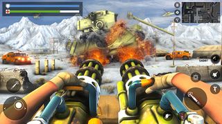 US Machine Gun Strike War Game - Screenshot 1
