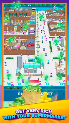 2050 Supermarket Idle – Tycoon - Screenshot 2
