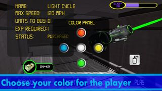 Light Traffic Race: Tron Race - Screenshot 1