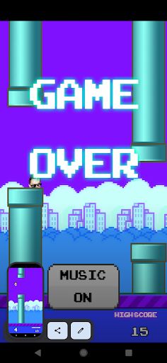 Flappy Brett - Screenshot 2