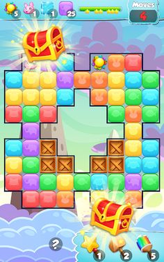 Toy Cubes - Match 2 And Blast - Screenshot 1