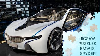 Jigsaw puzzle BMW i8 spyde car - Screenshot 2
