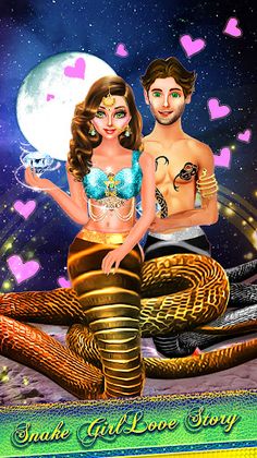 Snake Girl Salon - Naagin Game - Screenshot 2