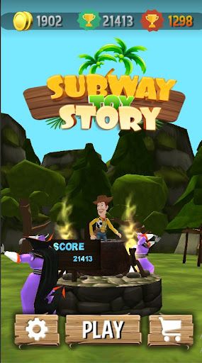 subway toy runner story - Screenshot 2