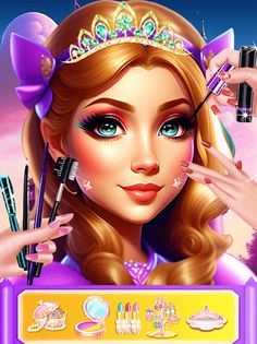 Princess Castle - Makeup Salon - Screenshot 2