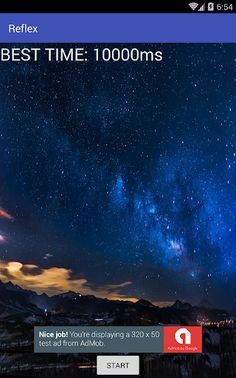 Reflex test - Screenshot 1