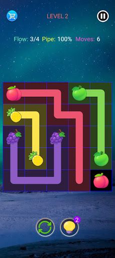 Fruit Link - Connect The Dots - Screenshot 1
