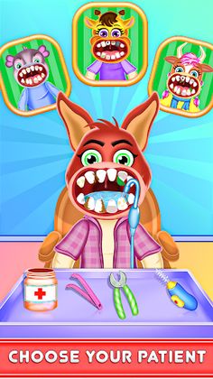Zoo Animal Doctor Dentist Game - Screenshot 4