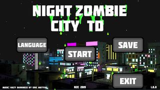 Night Zombie City  TD - Screenshot 1