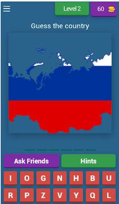 Угадай страну по карте - Screenshot 3