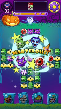 Halloween Witch Puzzle World - Screenshot 1