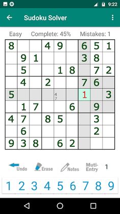 Sudoku Solver - Screenshot 2