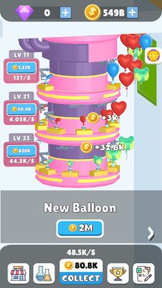 Idle Balloon Factory - Screenshot 4